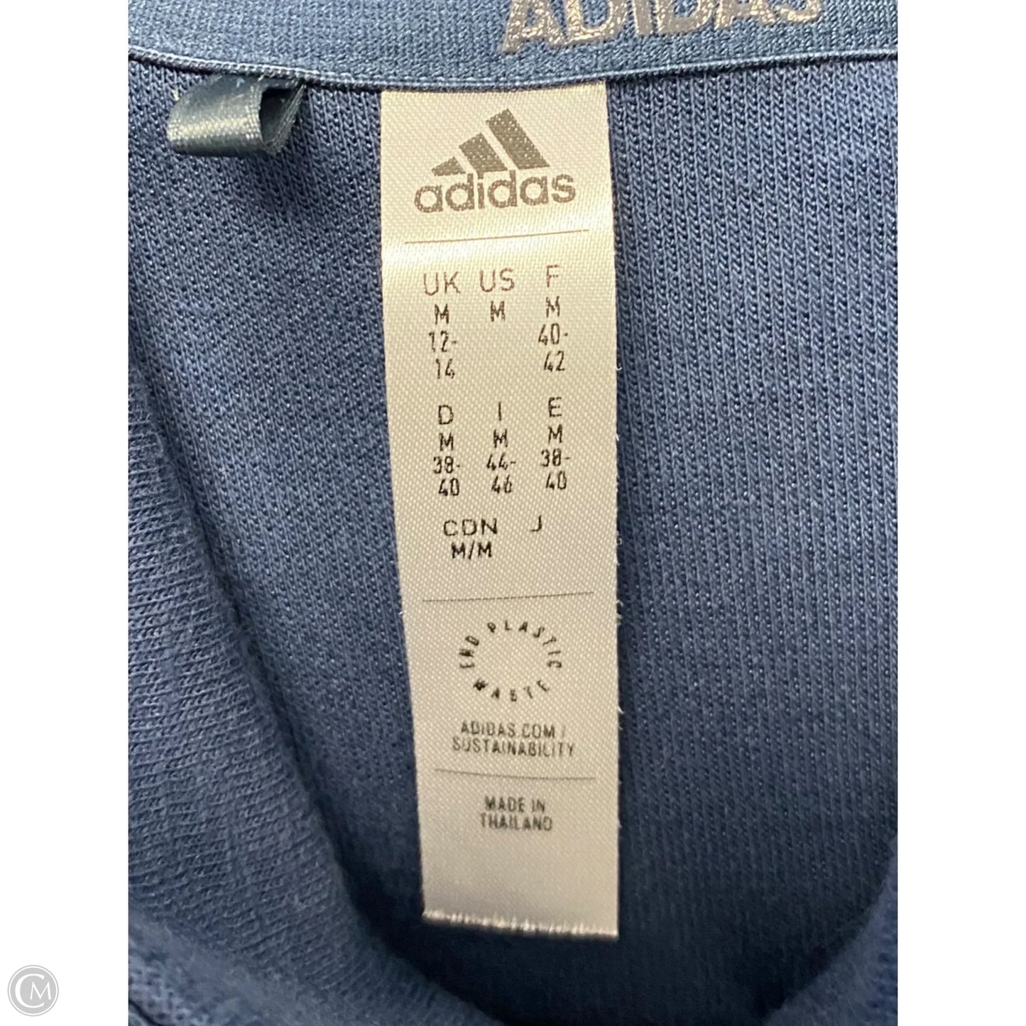 Dress Casual Midi By Adidas In Navy, Size: M