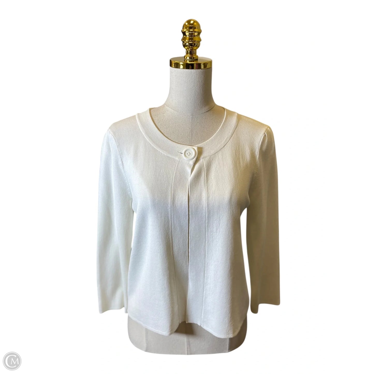Cardigan By Cable And Gauge In White, Size: M