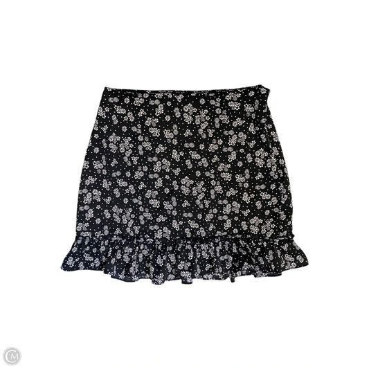 Skirt Midi By Lush In Black & White, Size: S