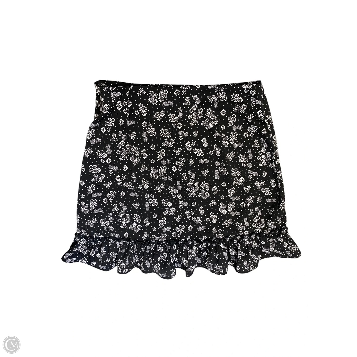 Skirt Midi By Lush In Black & White, Size: S