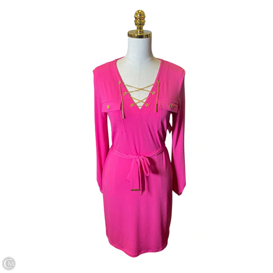 Dress Designer By Michael Kors In Pink, Size: S
