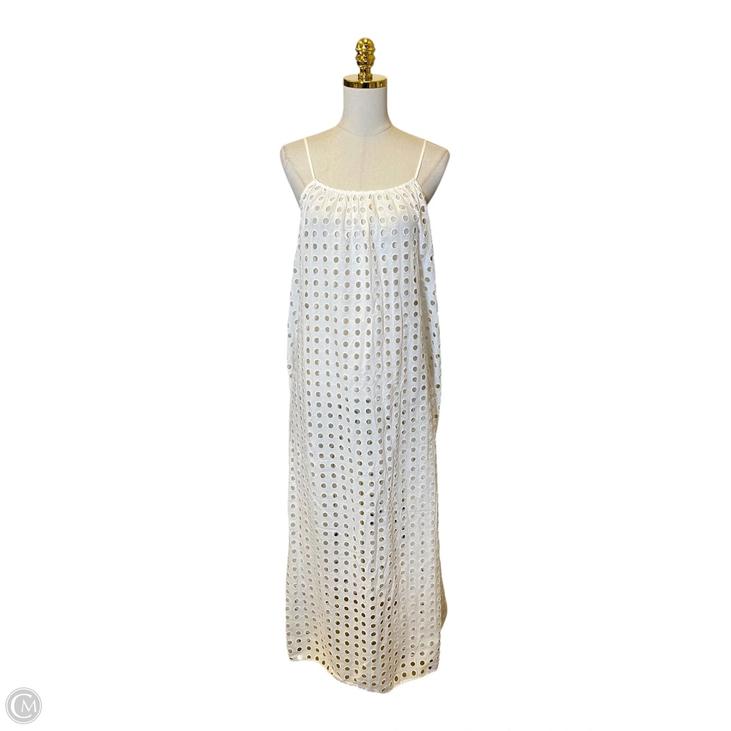 Dress Casual Maxi By Loft In White, Size: M