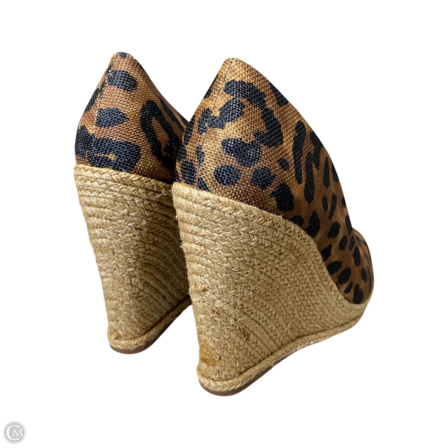 Shoes Heels Wedge By Schutz In Animal Print, Size: 8