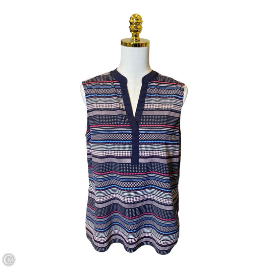 Top Sleeveless By Talbots In Multi-colored, Size: L