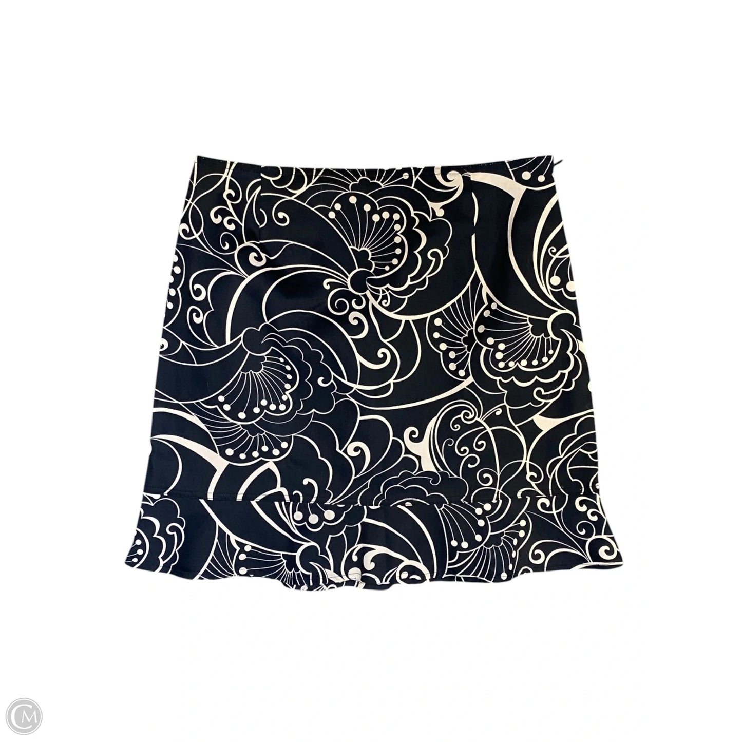 Skirt Midi By Briggs In Black & Tan, Size: 8p