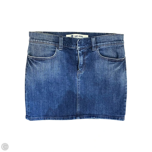 Skirt Midi By Gap In Blue Denim, Size: 6