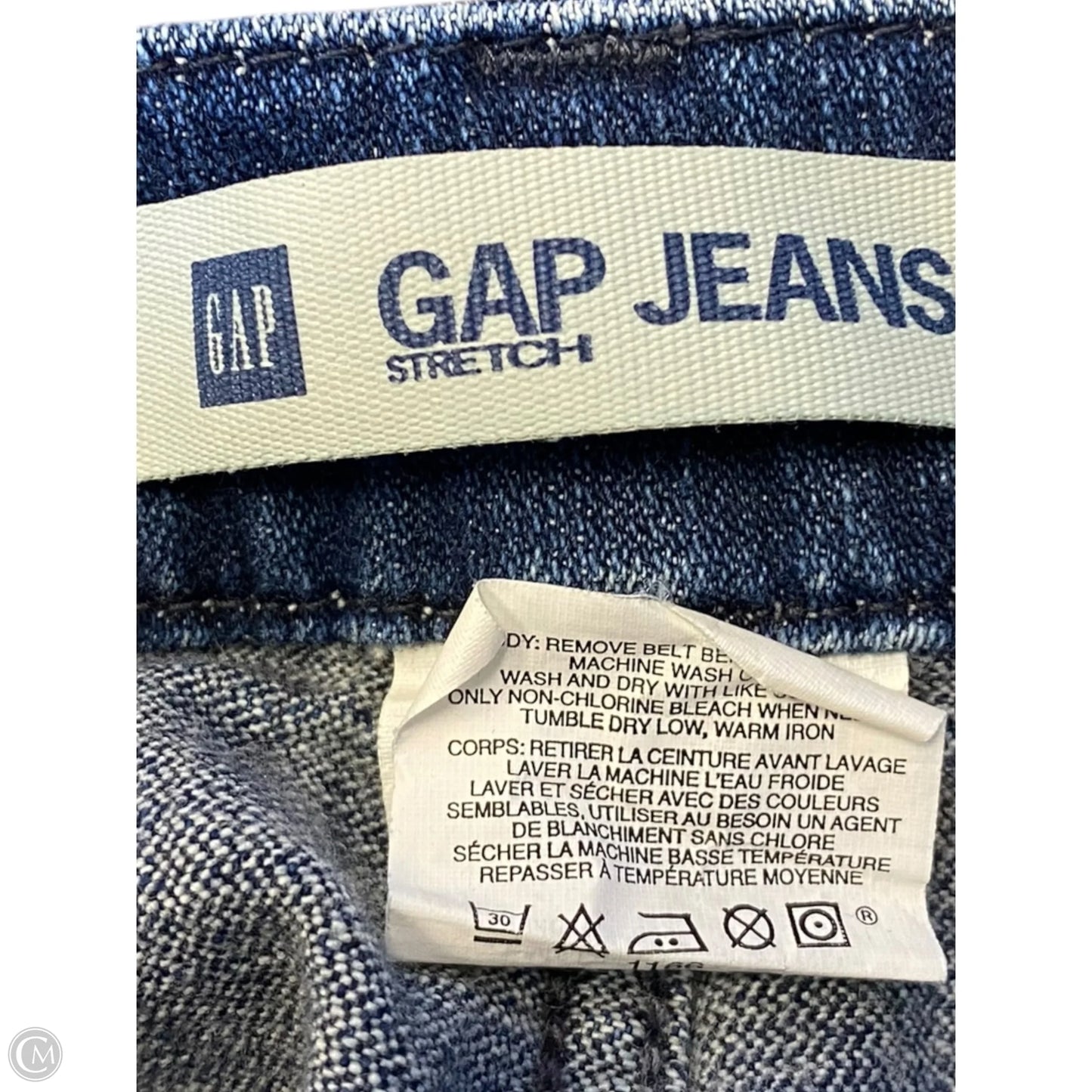 Skirt Midi By Gap In Blue Denim, Size: 6