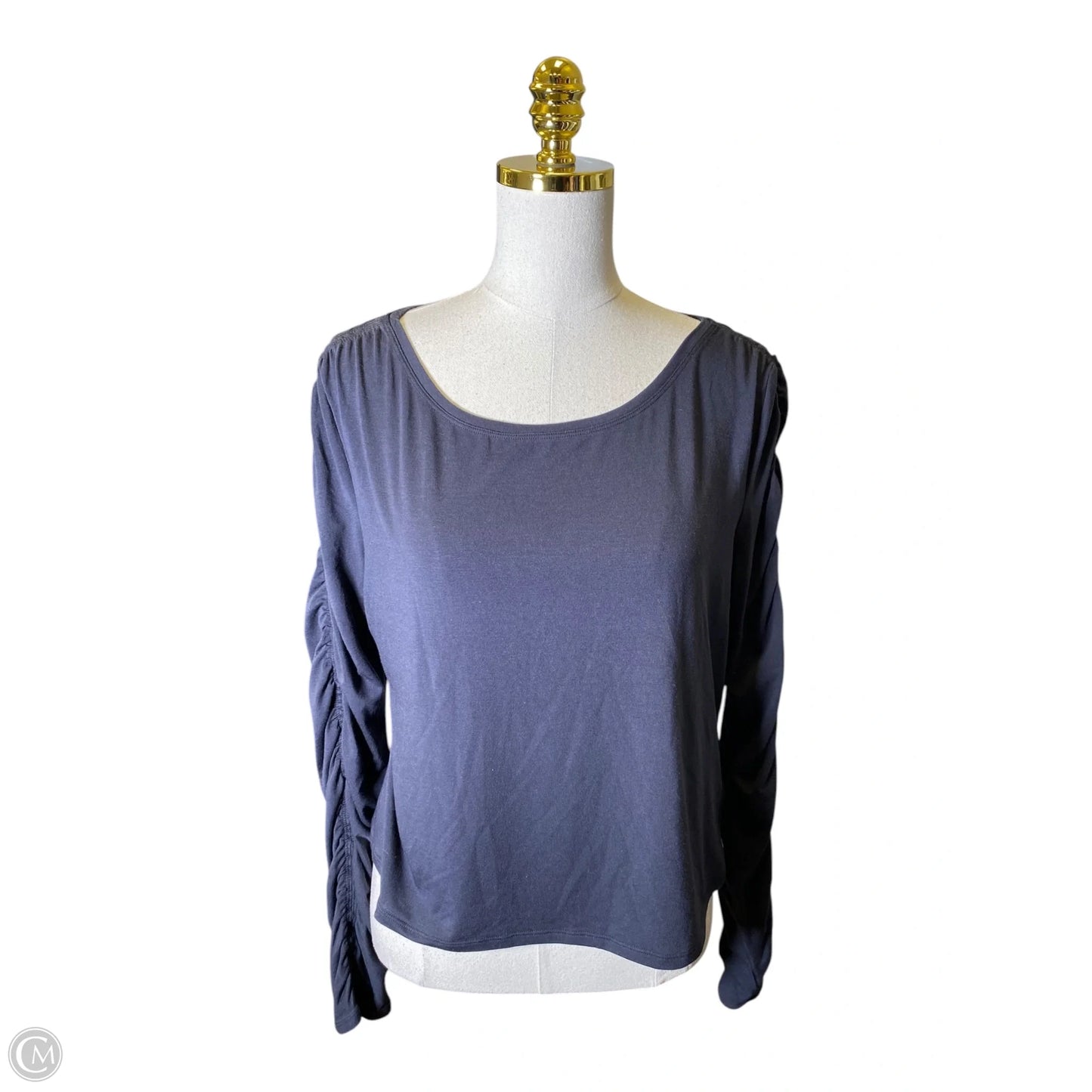Top Long Sleeve By Athleta In Black, Size: L