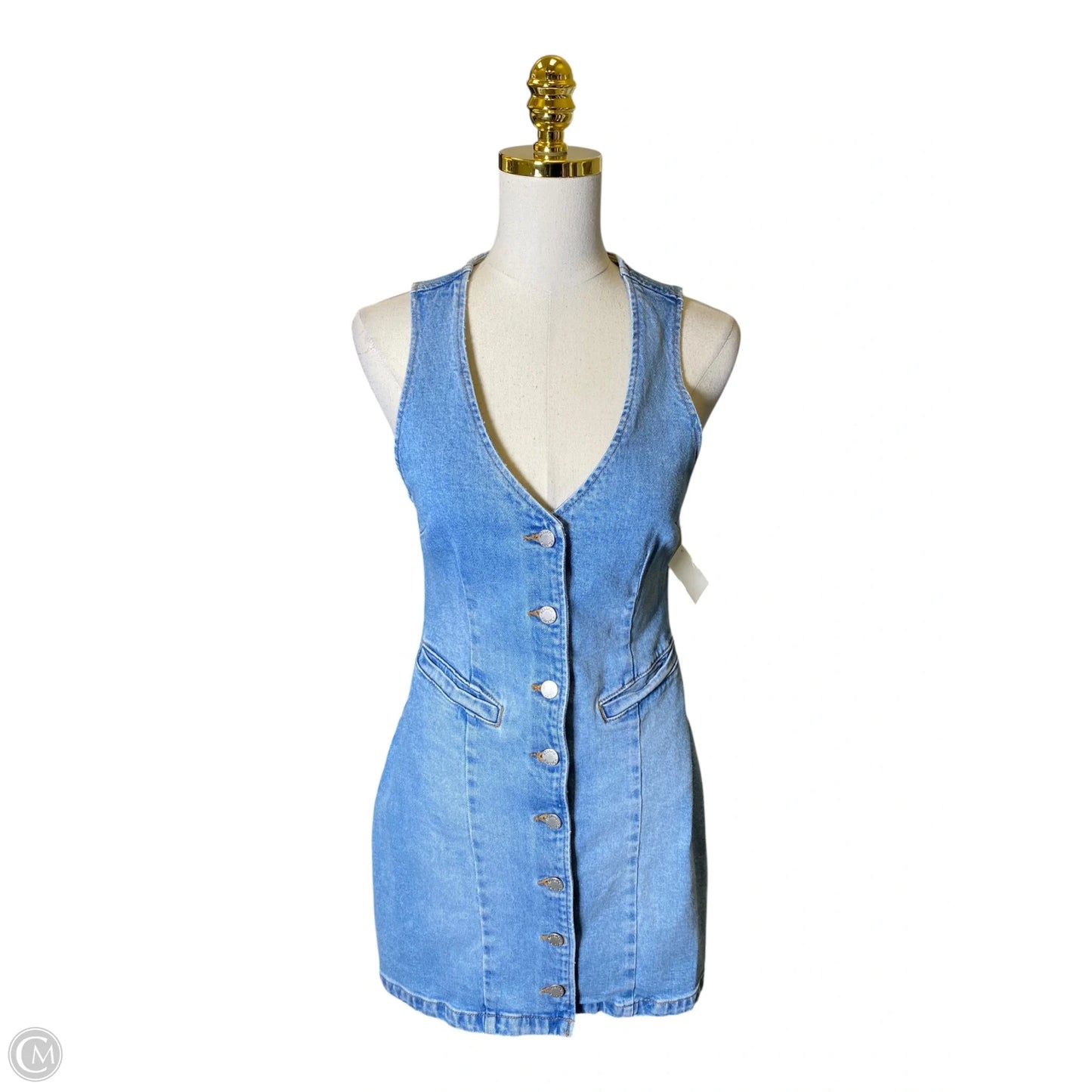 Skirt Midi By Rollas In Blue Denim, Size: 10