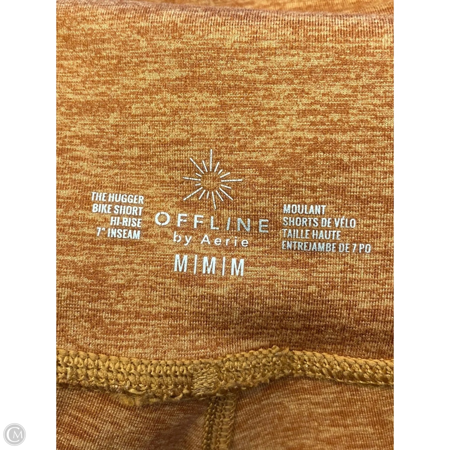 Athletic Shorts By Offline In Orange, Size: M