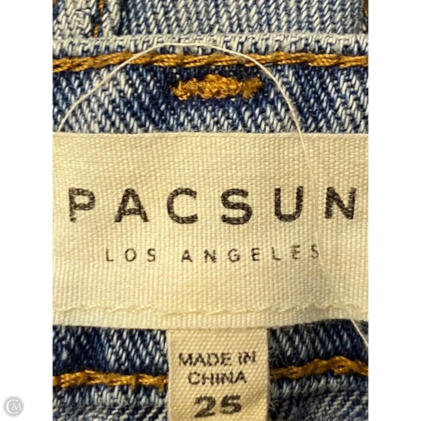 Skirt Midi By Pacsun In Blue Denim, Size: 2
