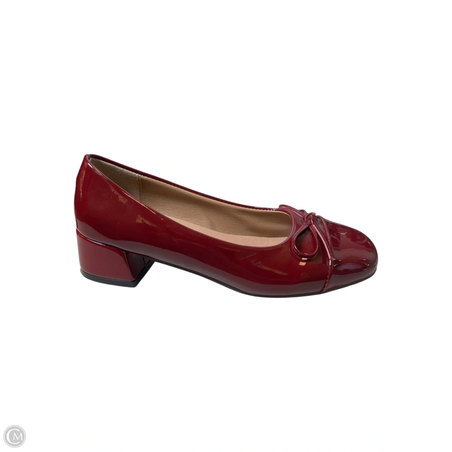 Shoes Heels Block By Clothes Mentor In Red, Size: 8.5