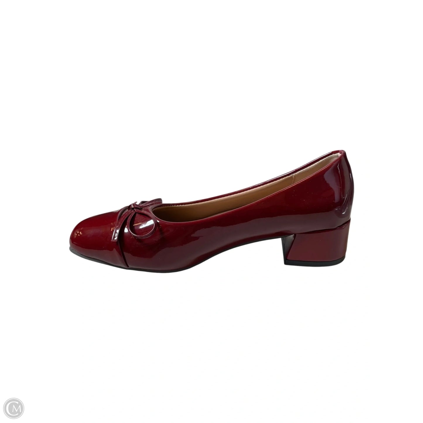 Shoes Heels Block By Clothes Mentor In Red, Size: 8.5