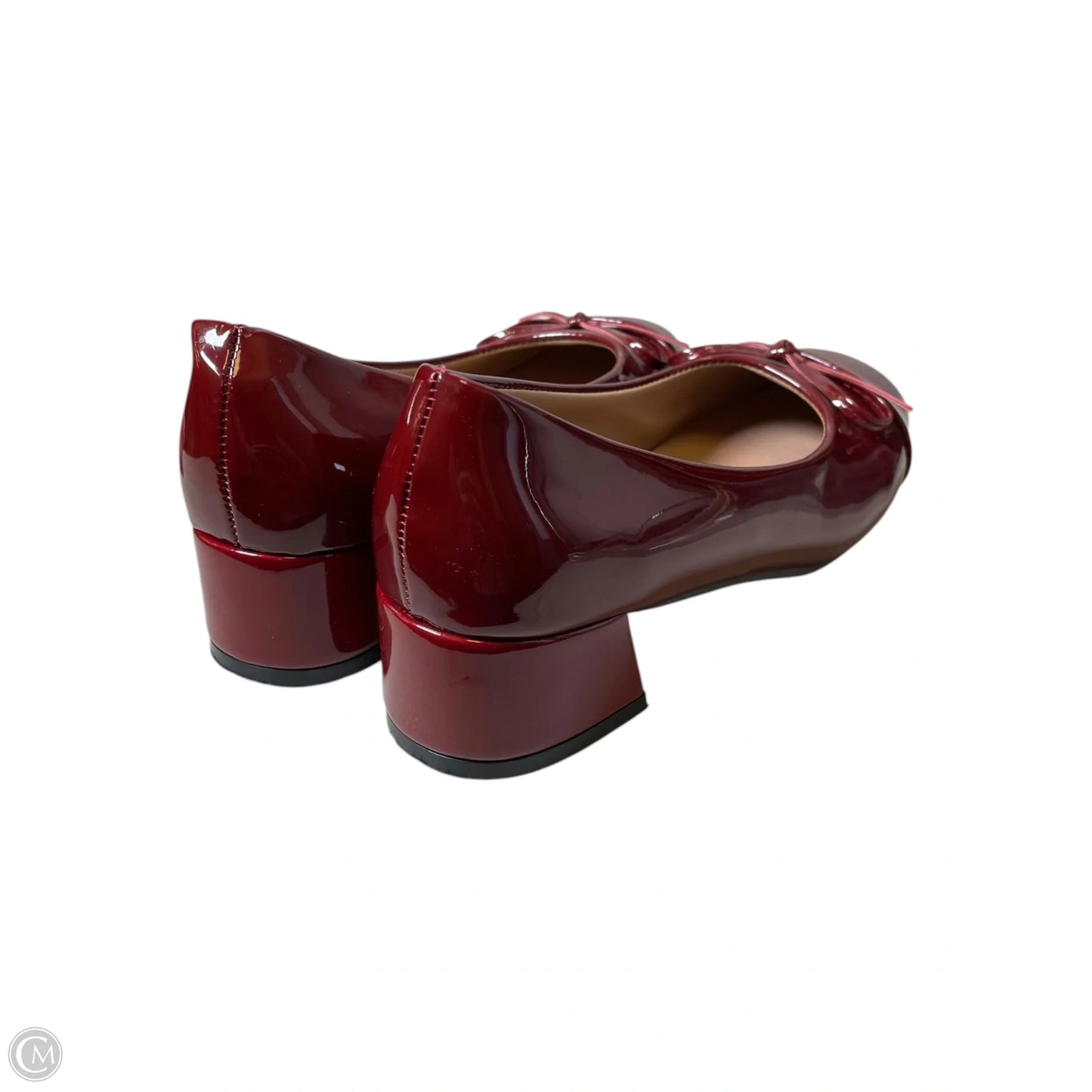 Shoes Heels Block By Clothes Mentor In Red, Size: 8.5