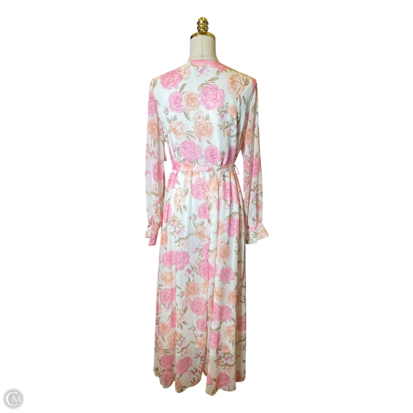 Dress Casual Maxi By Clothes Mentor In Floral Print, Size: L