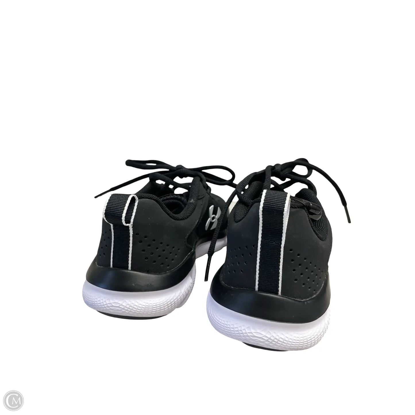 Shoes Athletic By Under Armour In Black & White, Size: 7.5