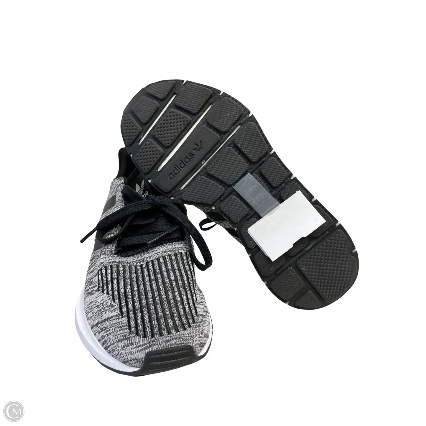Shoes Athletic By Adidas In Black & Grey, Size: 5.5