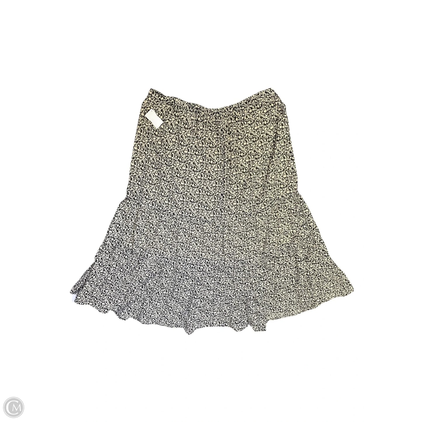 Skirt Maxi By Banana Republic In Black & Tan, Size: L