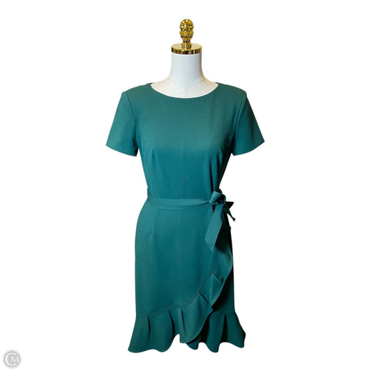 Dress Casual Midi By Calvin Klein In Green, Size: 6