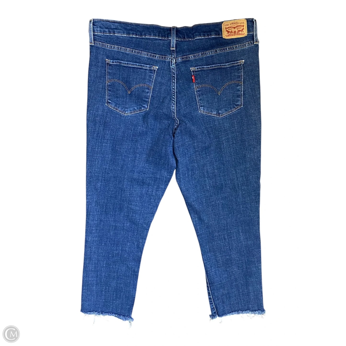 Jeans Skinny By Liz Claiborne In Blue Denim, Size: 16