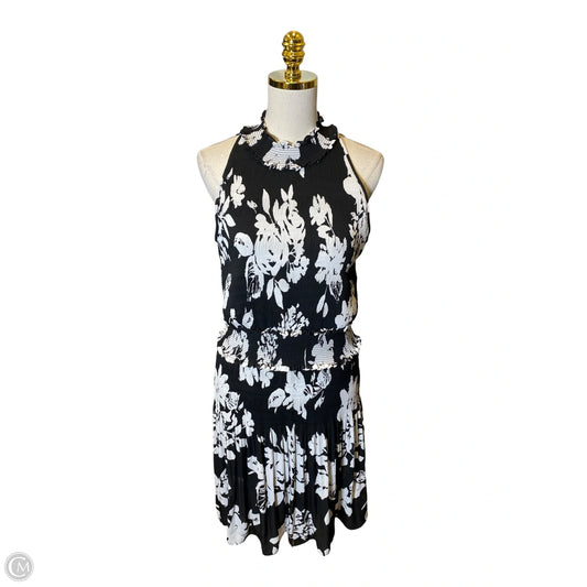 Dress Casual Midi By Clothes Mentor In Black & White, Size: M