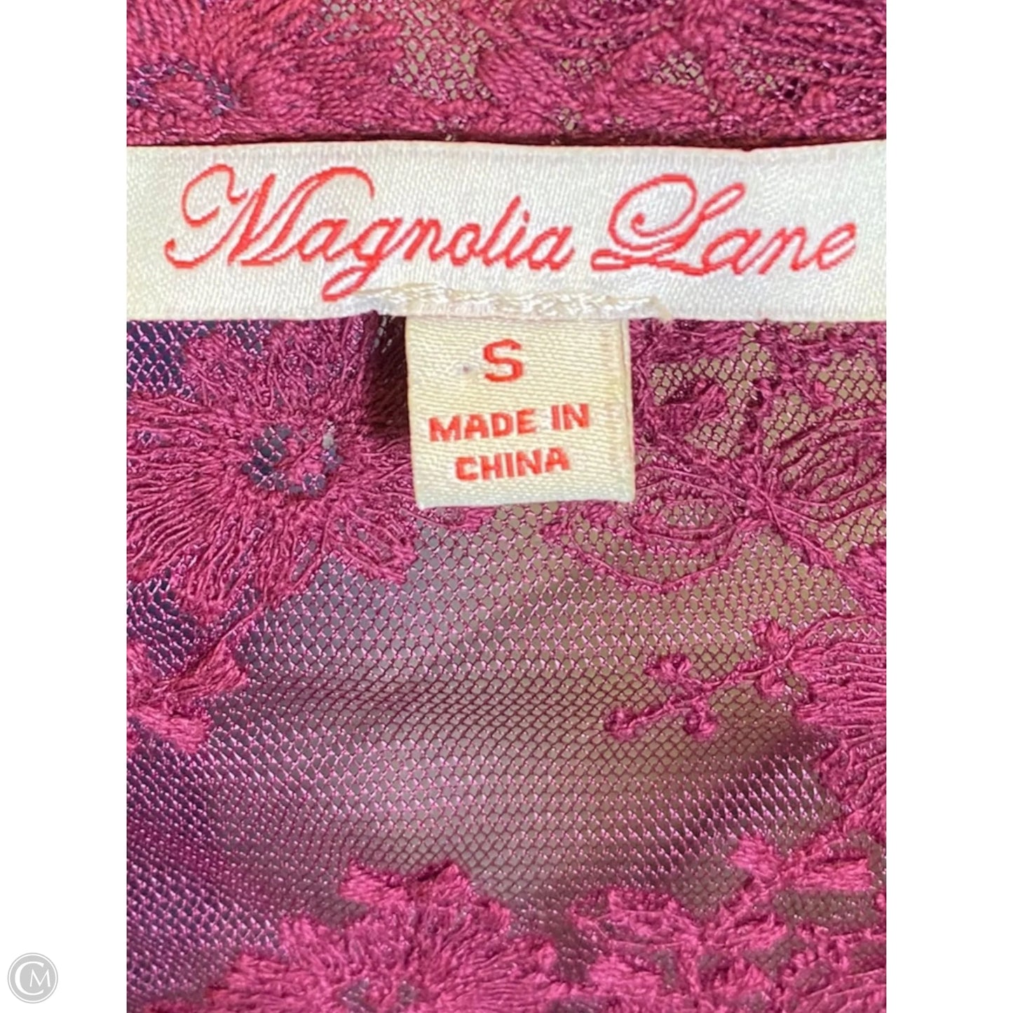 Kimono By Clothes Mentor In Maroon, Size: S