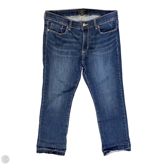 Jeans Flared By Banana Republic In Blue Denim, Size: 6