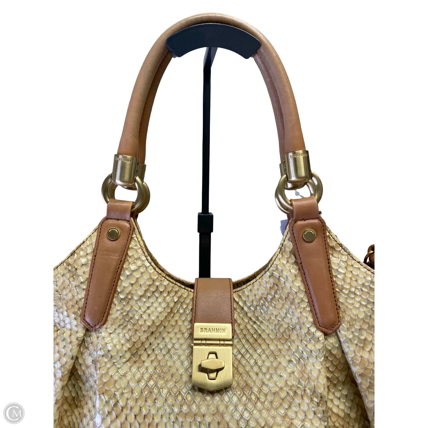 Handbag Designer By Brahmin, Size: Large