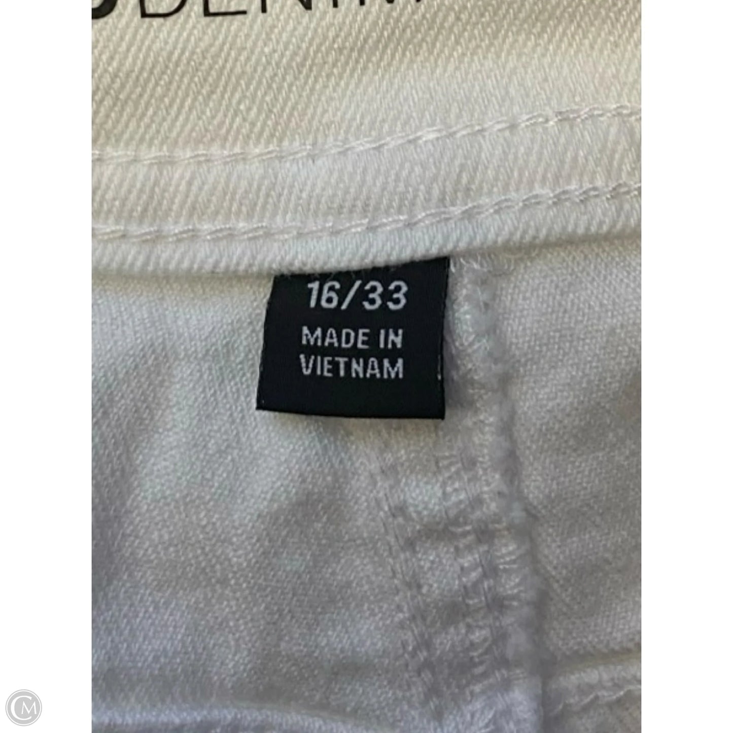 Shorts By Inc In White, Size: 16