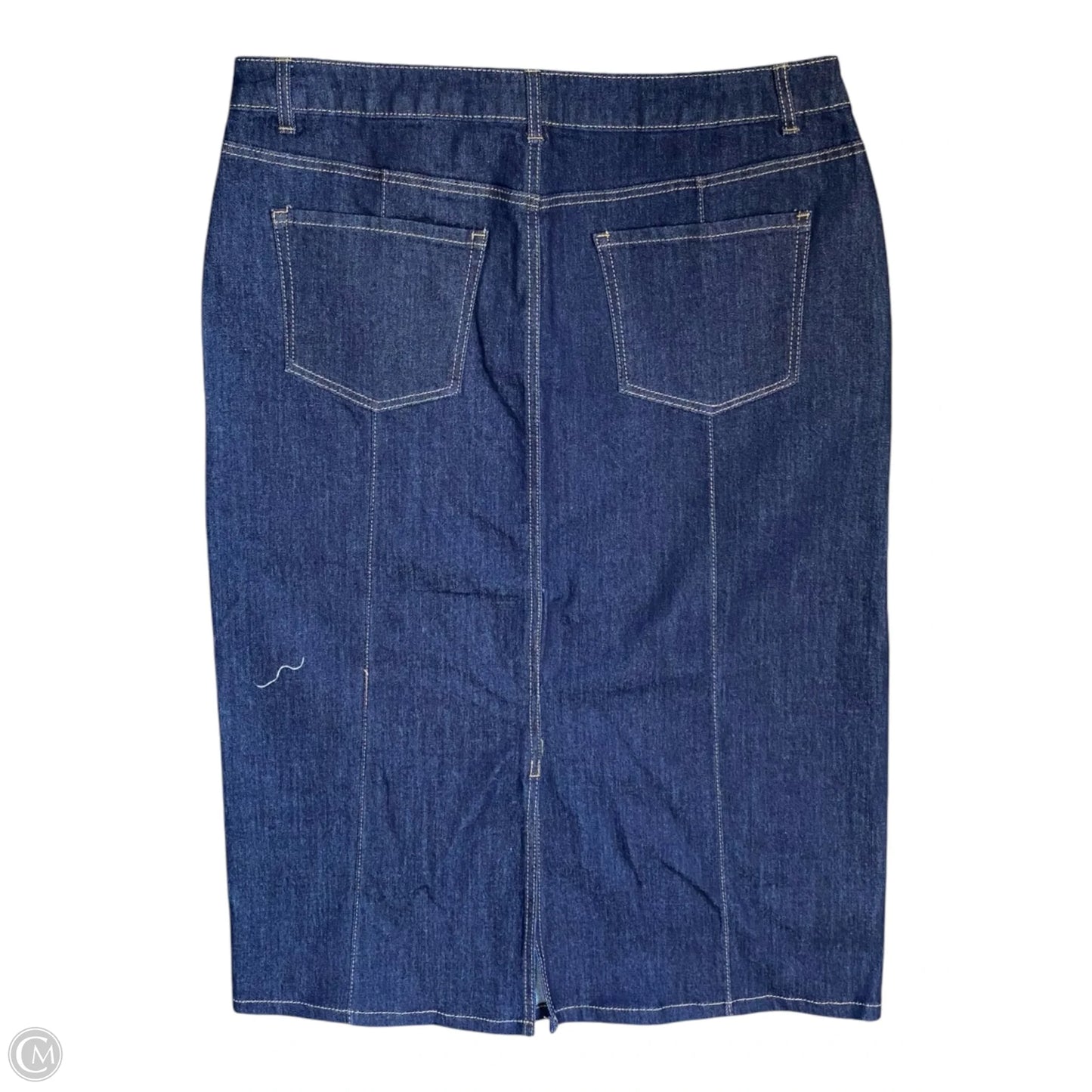Skirt Maxi By Rachel Zoe In Blue Denim, Size: 16