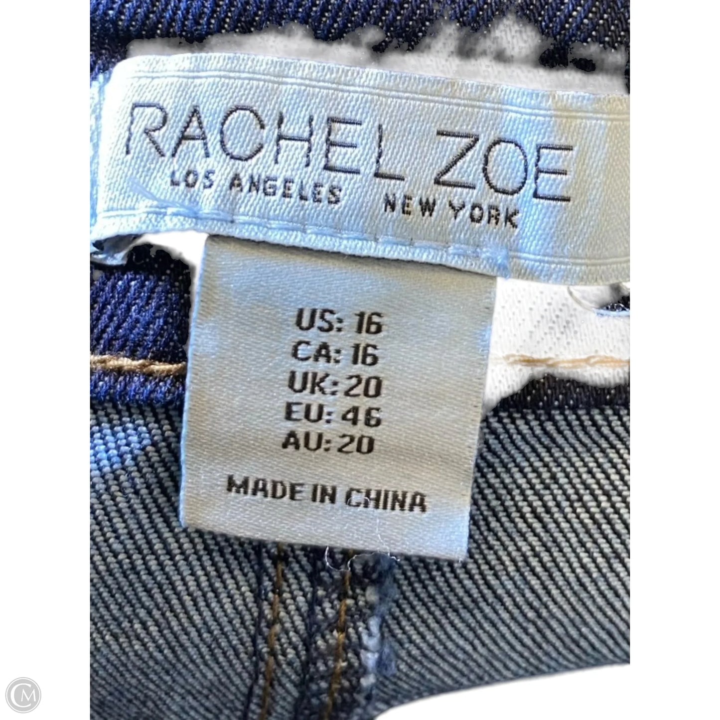 Skirt Maxi By Rachel Zoe In Blue Denim, Size: 16