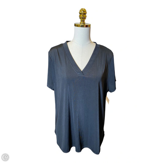 Top Short Sleeve By Easywear By Chicos In Black, Size: Xl