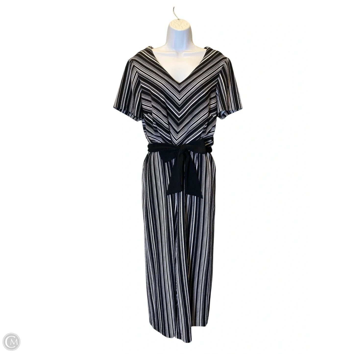 Jumpsuit By Roz And Ali In Black & White, Size: 16