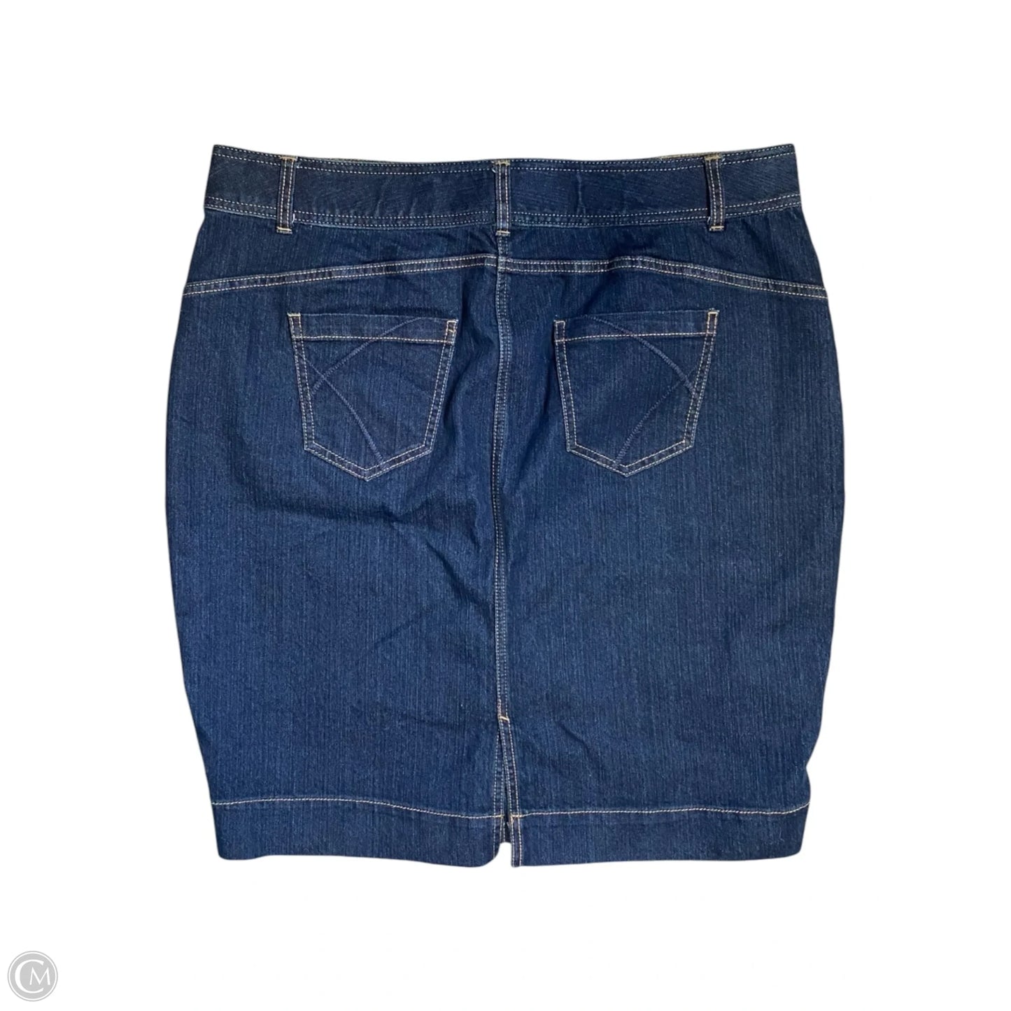 Skirt Midi By Lane Bryant In Blue Denim, Size: 16