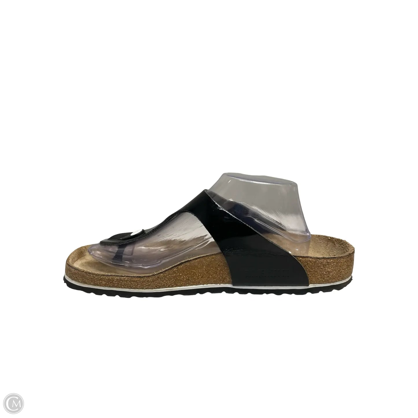Sandals Flats By Birkenstock In Black, Size: 11