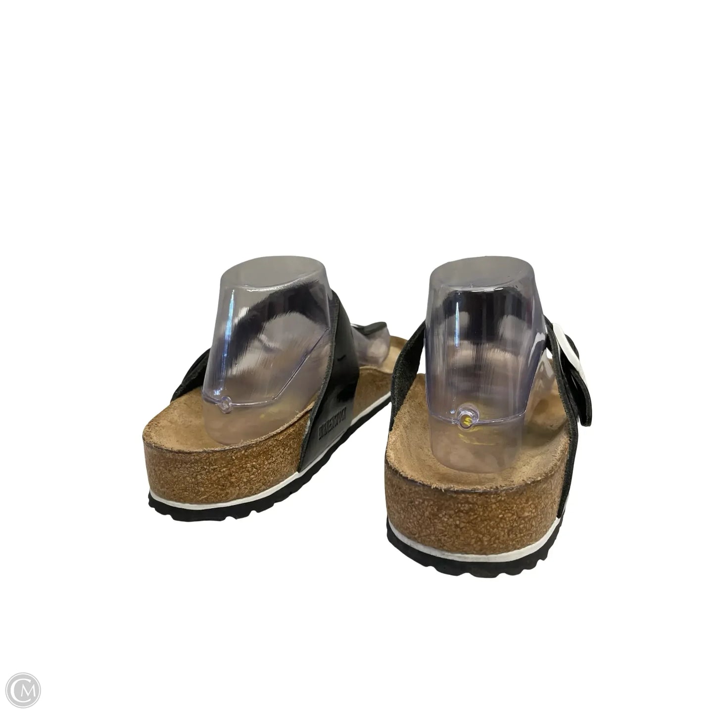 Sandals Flats By Birkenstock In Black, Size: 11
