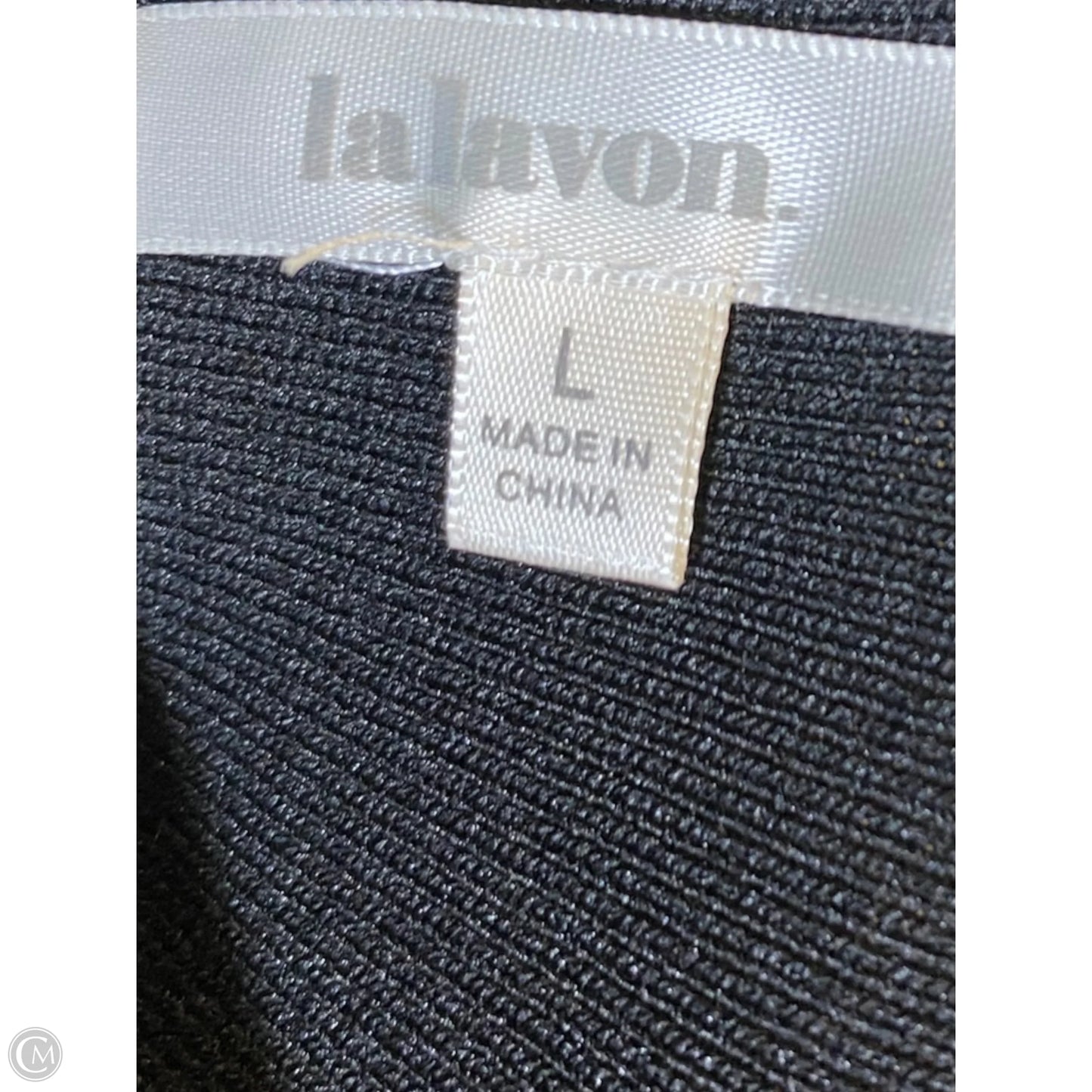 Cardigan By Clothes Mentor In Black & White, Size: L