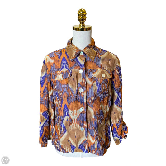 Top Long Sleeve By Ruby Rd In Multi-colored, Size: 8