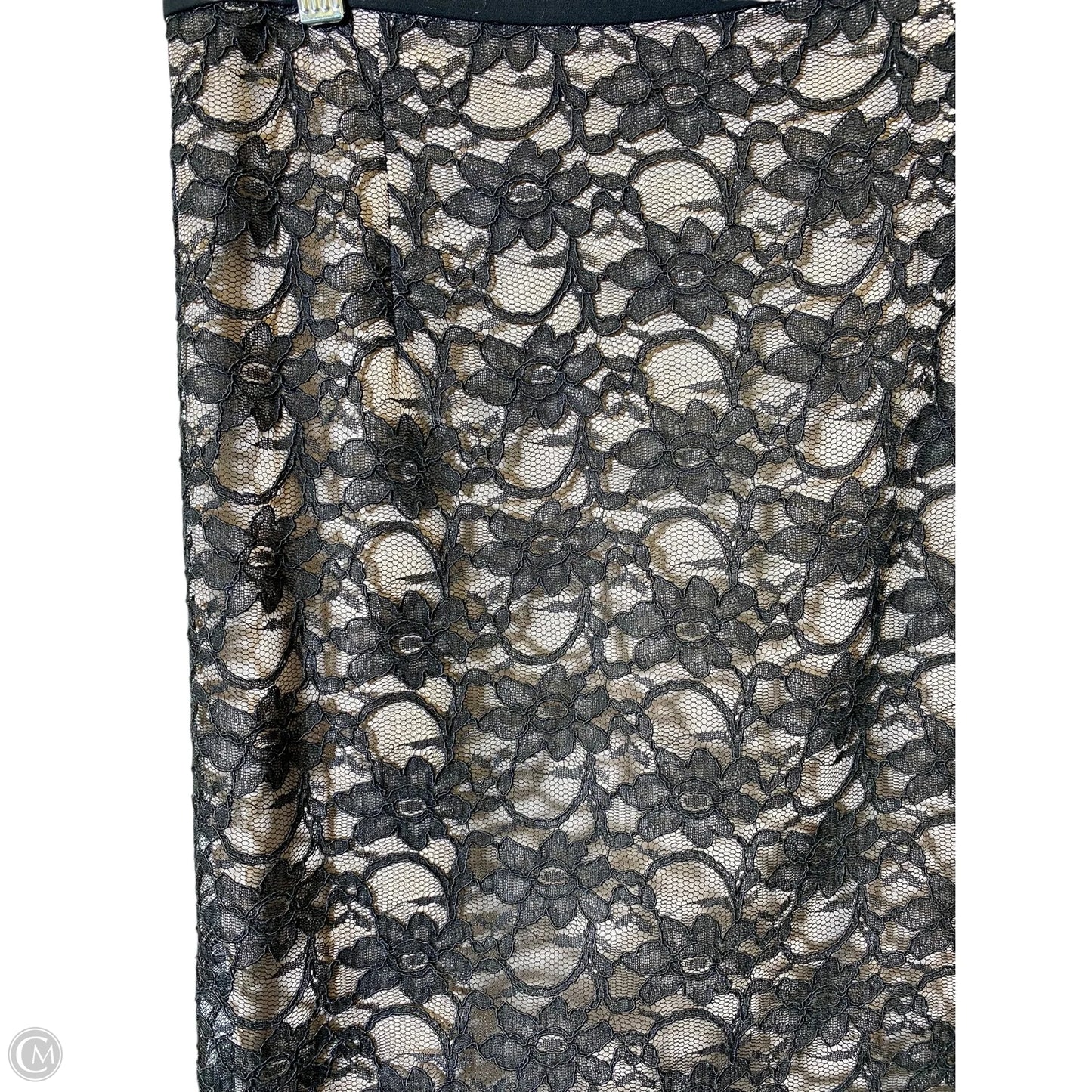 Skirt Maxi By Ivanka Trump In Black & Cream, Size: 10