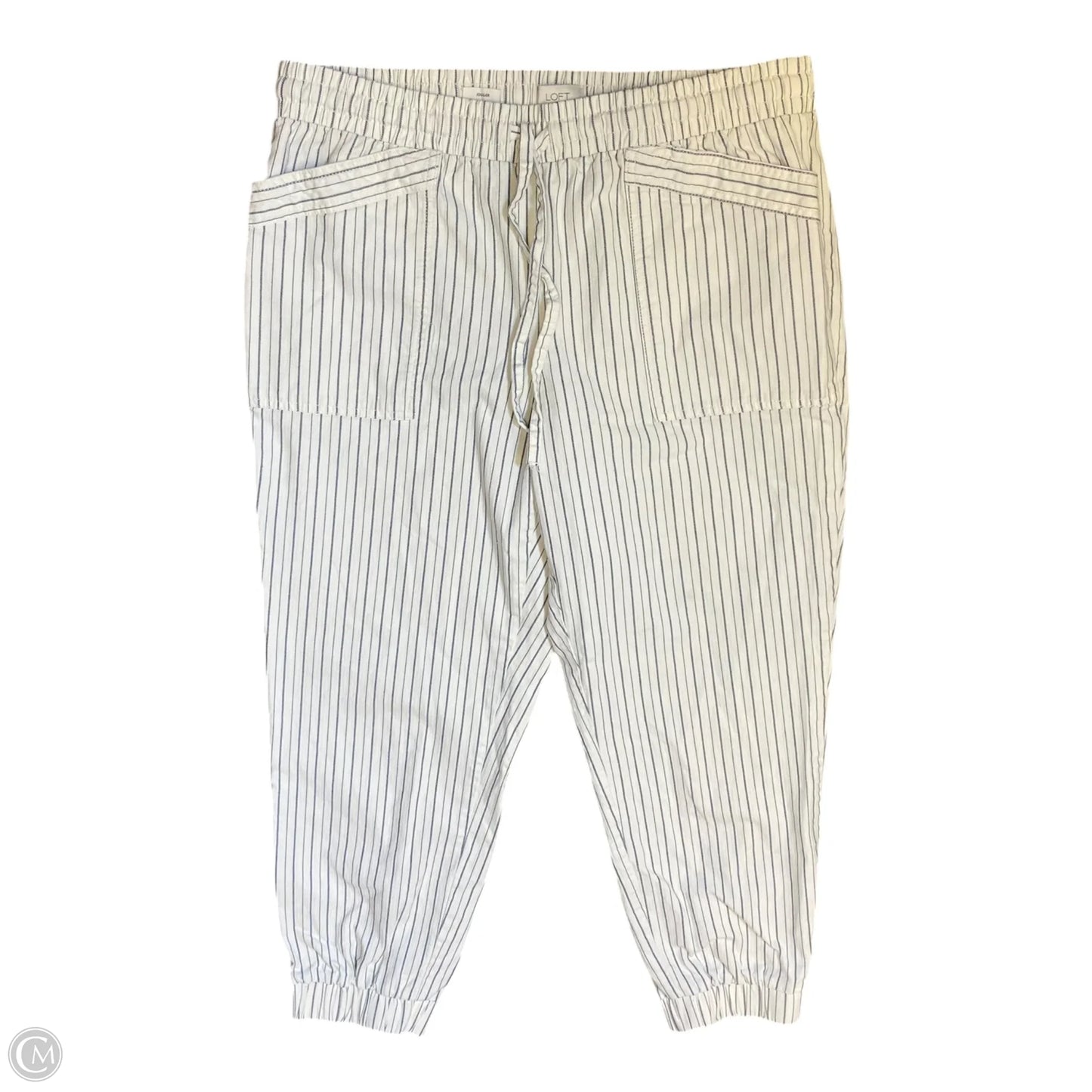 Pants Other By Loft In Striped Pattern, Size: L