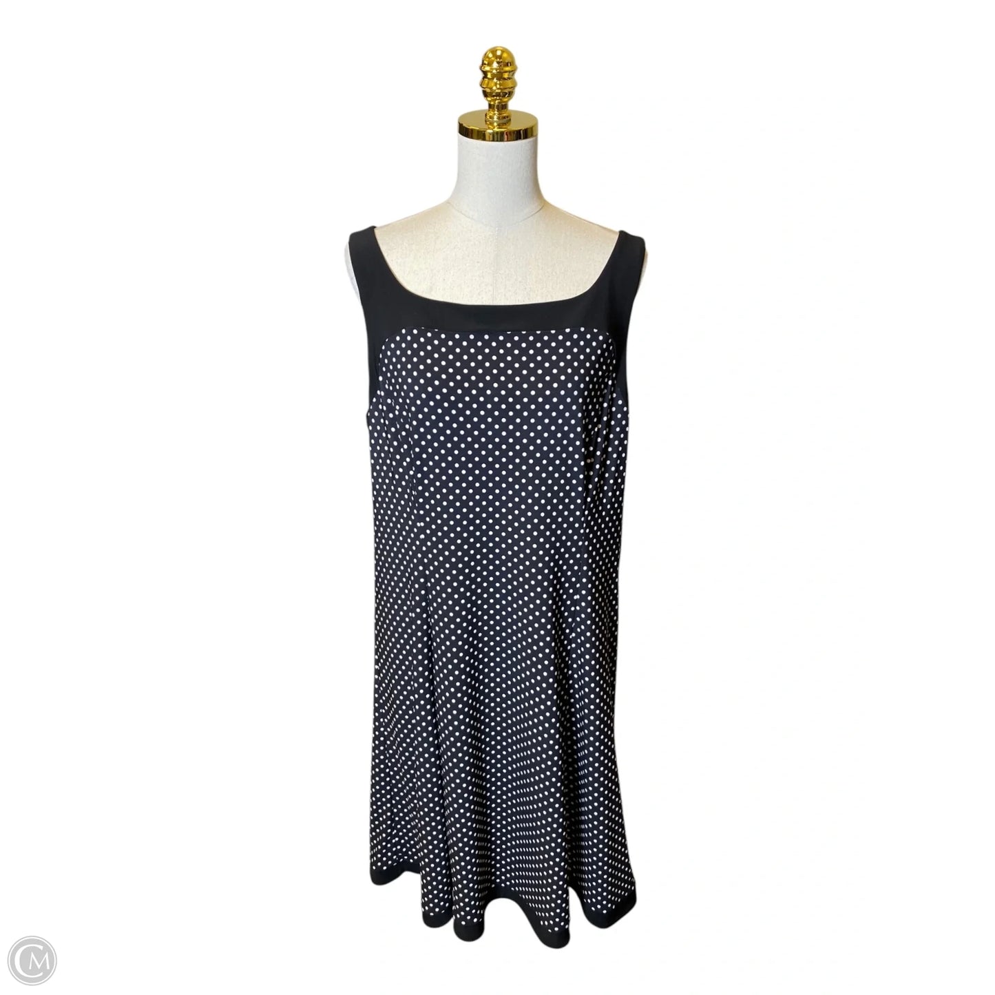 Dress Casual Midi By Jones New York In Polkadot Pattern, Size: 16