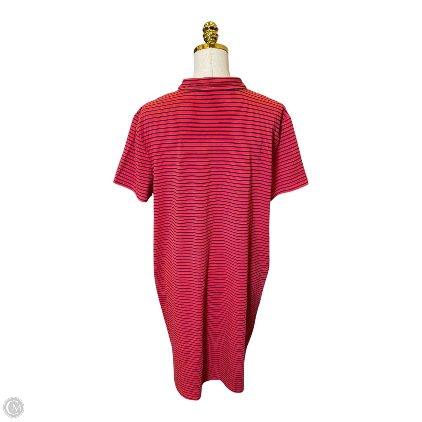 Dress Casual Midi By Chicos In Striped Pattern, Size: Xl