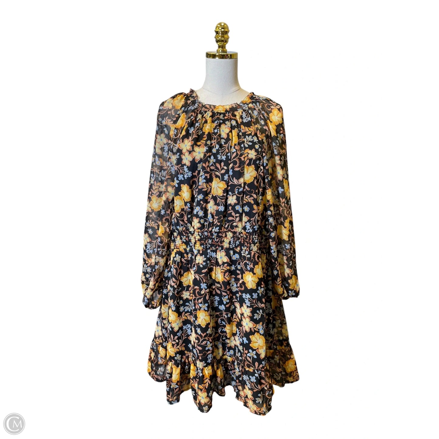 Dress Casual Midi By Old Navy In Floral Print, Size: 2x