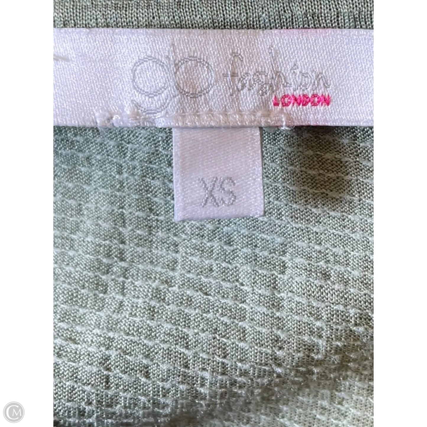 Blouse Short Sleeve By Clothes Mentor In Green, Size: Xs