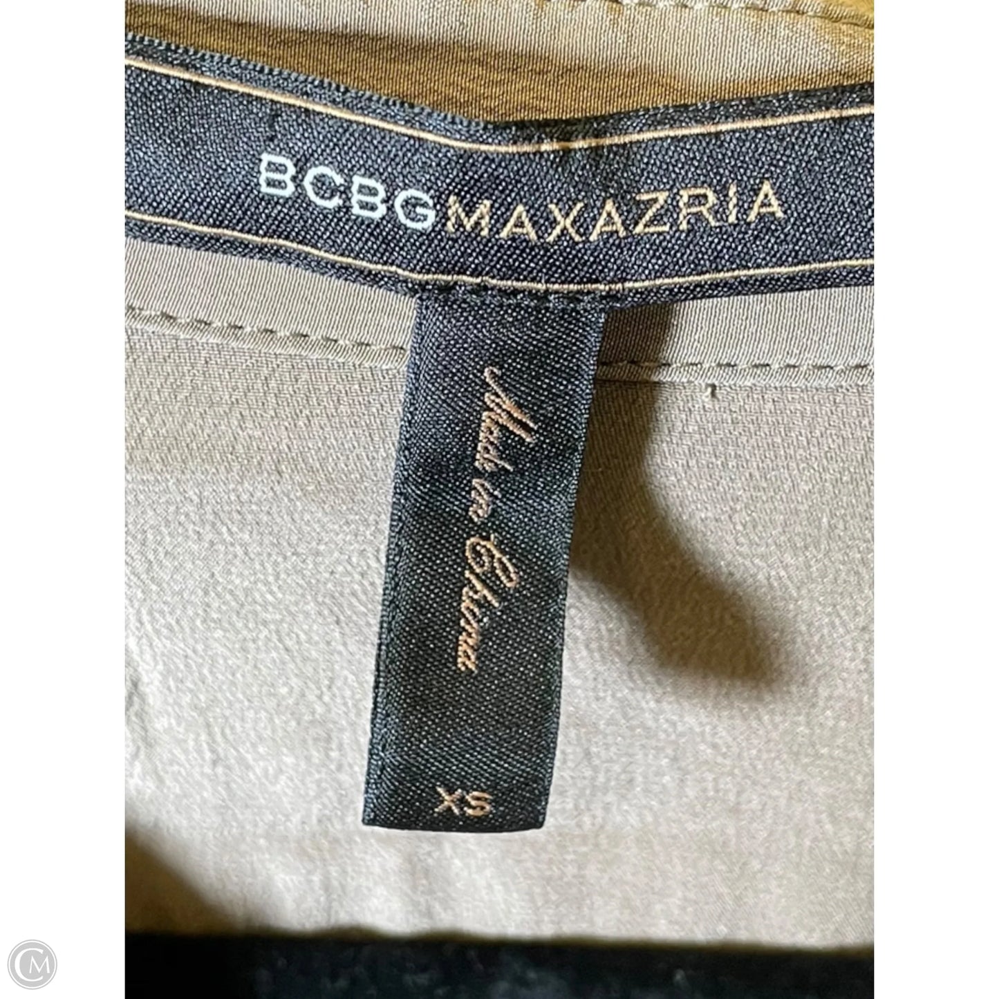 Dress Casual Short By Bcbgmaxazria In Brown, Size: Xs