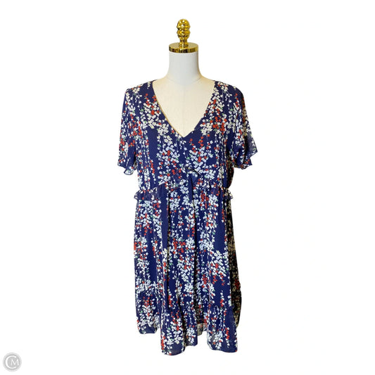 Dress Casual Short By Clothes Mentor In Multi-colored, Size: Xxl