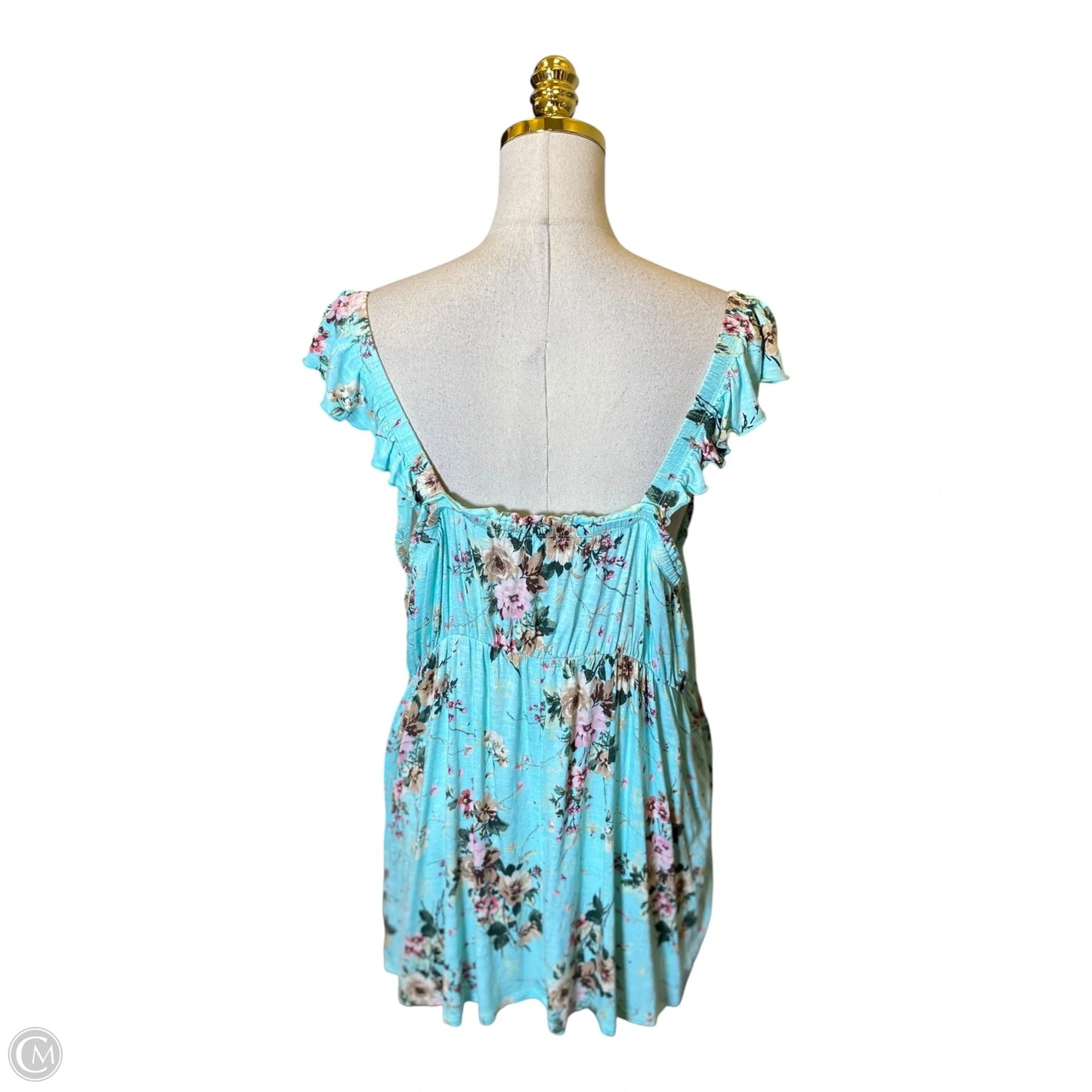 Blouse Sleeveless By Torrid In Floral Print, Size: 3x