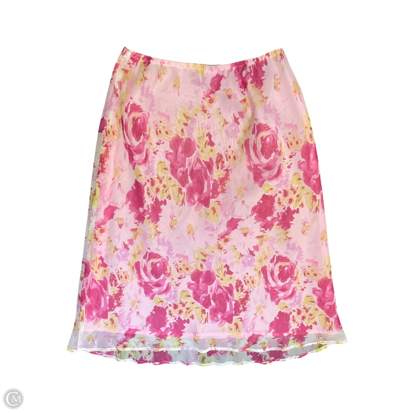 Skirt Maxi By Dressbarn In Floral Print, Size: 12