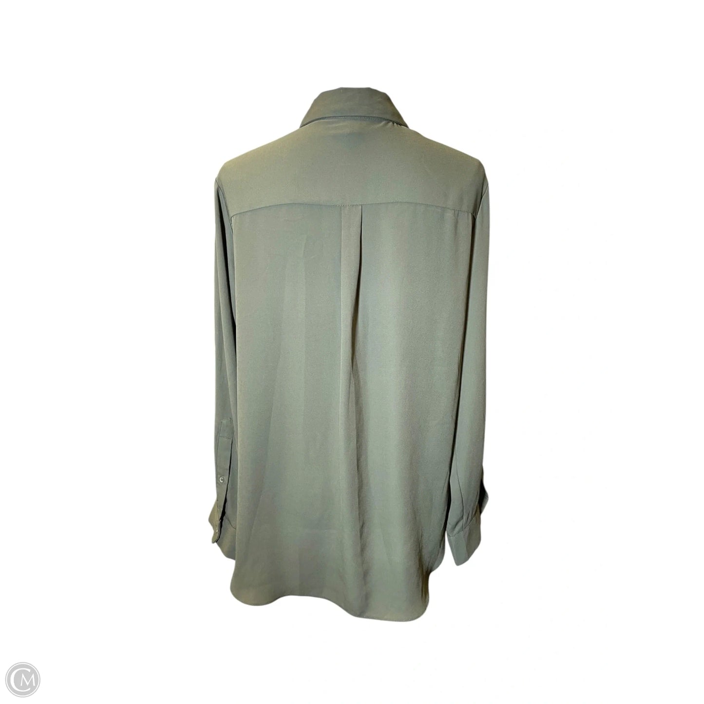 Blouse Long Sleeve By Mossimo In Green, Size: Xl
