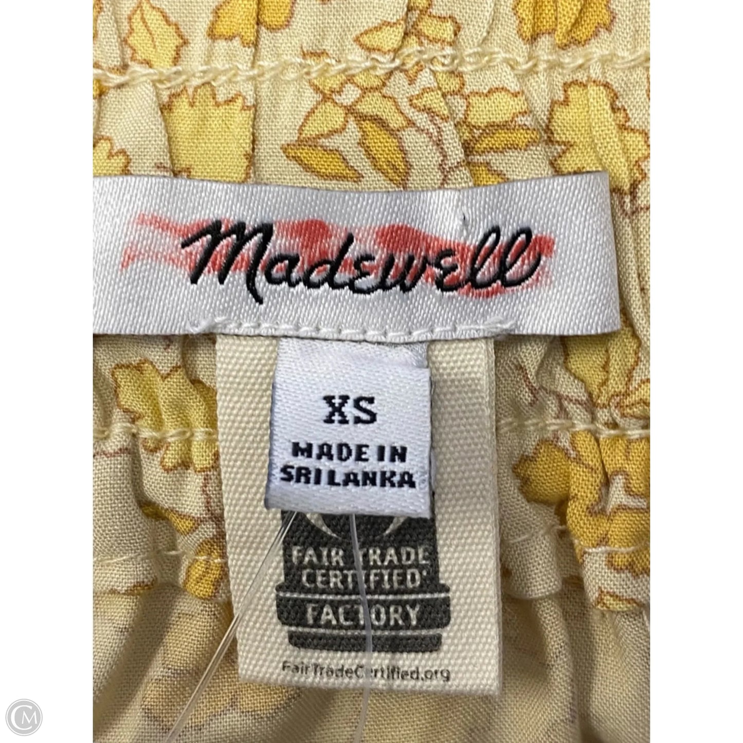 Skirt Midi By Madewell In Floral Print, Size: Xs